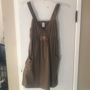 Olive Color Summer dress Size Small